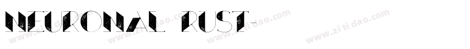 Neuronal Rust字体转换